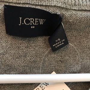 J.Crew grey vneck sweater